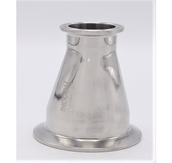 Redukce excentrická, clamp  DN65/40