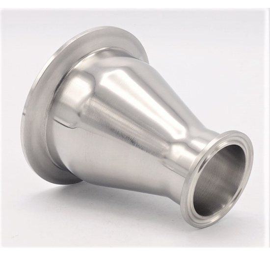 Redukce centrická, clamp  DN65/40