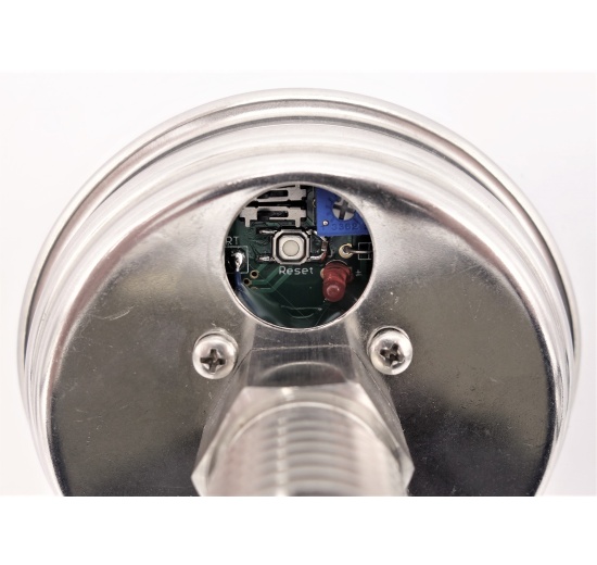 Celonerezový teploměr, digitální, solární