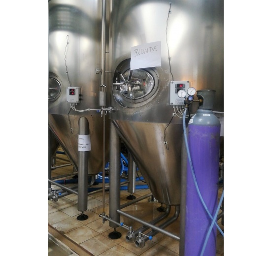 bubbler pro nápojový průmyslu v provozu