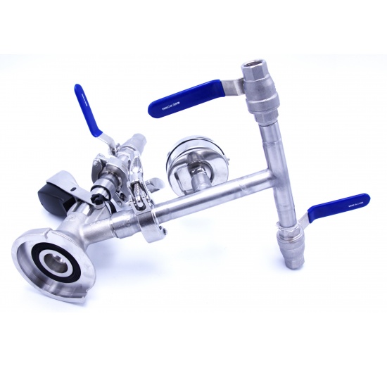 celonerezová narážecí hlava na keg sudy plochá