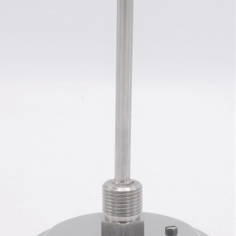 Celonerezový bimetalový teploměr s ponorným dříkem, závitový (1/2”), 0-100℃, 150 mm