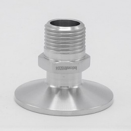 CLAMP 50.5 mm_adaptér  DN15_závit  vnější 1/2" (K50.5)