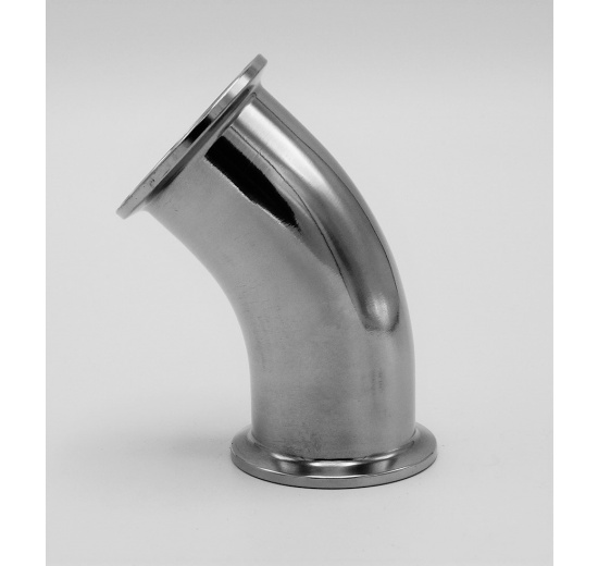 CLAMP DIN 32676  bezešvé koleno 45°, DN40