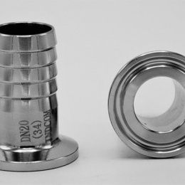 Clamp hadicový adaptér DN20, CLAMP límeček 34 mm