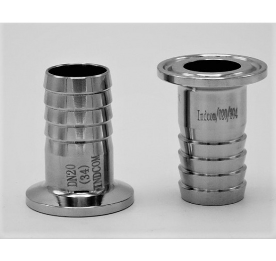 Clamp hadicový adaptér DN20, CLAMP límeček 34 mm