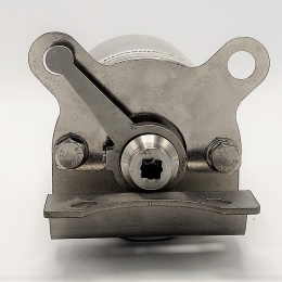 detail pneumatického pohonu pro přímou klapku