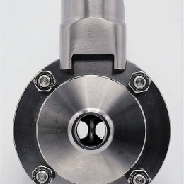 detail přímé navařovací klapky