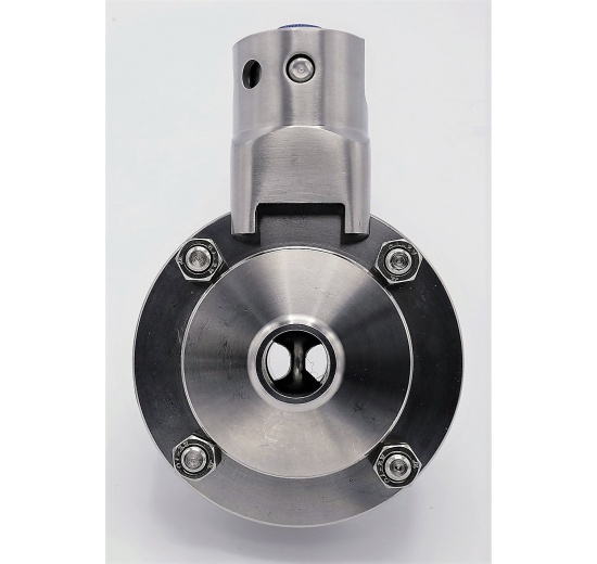 detail přímé navařovací klapky