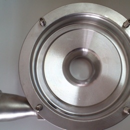 Detail víka těla odstředivého čerpadla 1.1kW