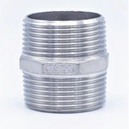 dvojitý nipl se šestihranem DN32, potrubní vsuvka s trubkovým závitem 5/4"