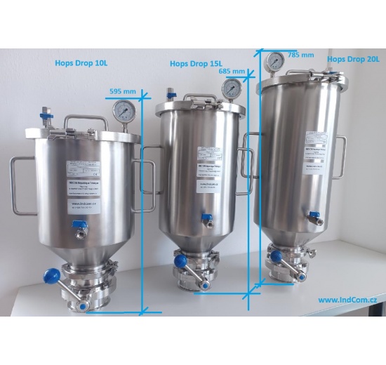 Hopsdrop - nádoba pro studené chmelení | Hops Drop 10L