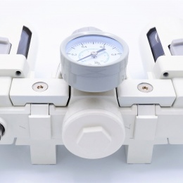 jednotka pro úpravu stlačeného vzduchu s připojením G 3/8", materiál hliník