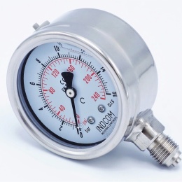 kategorie Celonerezové tlakoměry se spodním (radiálním) připojením