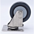 Kolečka transportní, otočná, nerezová, průměr 100 mm