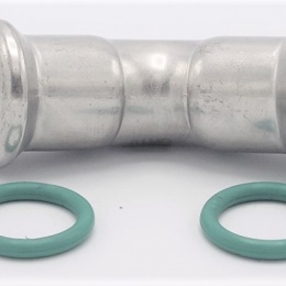 Koleno 45°, lisovací, F/F, 15 mm