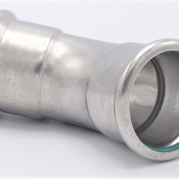 Koleno 45°, lisovací, F/F, 42 mm