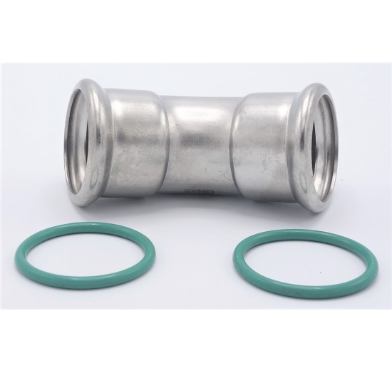 Koleno 45°, lisovací, F/F, 42 mm