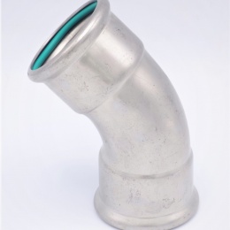 Koleno 45°, lisovací, F/F|54 mm