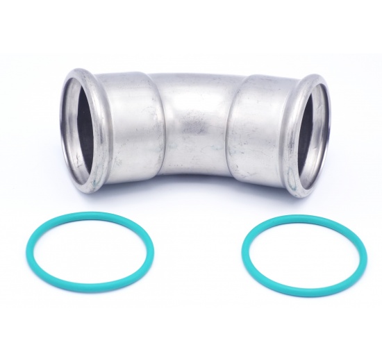 Koleno 45° (oblouk) lisovací, F/F