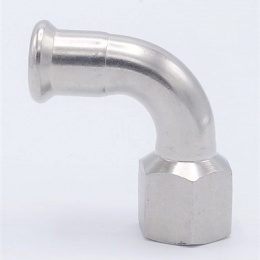 Koleno 90°, lisovací, F/závit vnitřní 15 mm_1/2"