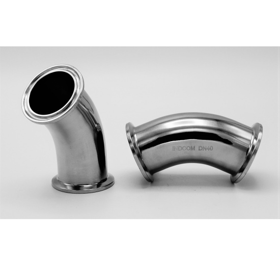 Koleno clamp 45°| DN40 (40x1,5mm / clamp límec 50,5mm)