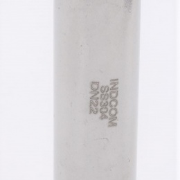 Lisovací hrdlo prodloužené, 22 mm, nerezové