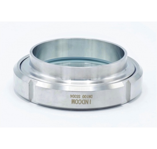 maticové průhledítko s borosilikátovým sklem, DN100