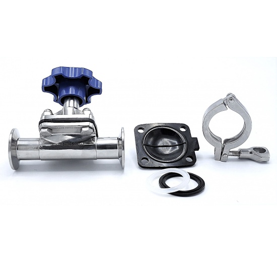 Membránový ventil, clamp C-C | DN25