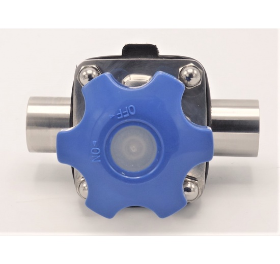 Membránový ventil, navařovací S-S, EPDM, DN32