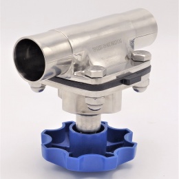 Membránový ventil, navařovací S-S, EPDM, DN40