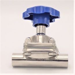 Membránový ventil, navařovací S-S, Silikon, DN25