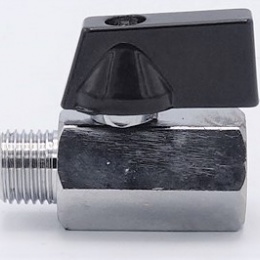 Mosazný kulový kohout MINI s redukovaným průtokem, jednodílný, závitový