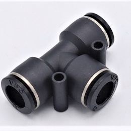 Nástrčné šroubení z plastu, Spojka T DN 6mm