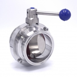 Nerezová klapka přímá, clamp typ C-C  DN100 (K119)