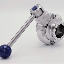 Nerezová klapka přímá, clamp typ C-C  DN40 (K50.5)