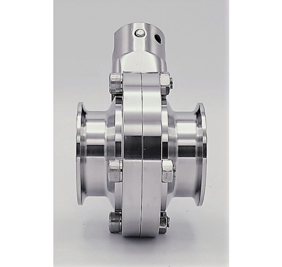 Nerezová klapka přímá, clamp typ C-C | DN50 (K64)