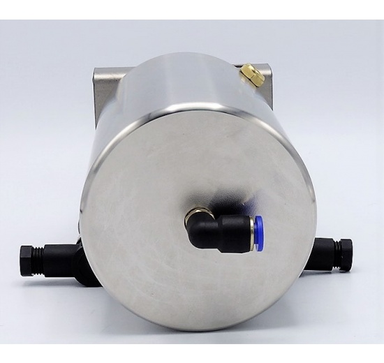 Nerezová klapka přímá DN20, závitová typ G-G, s pneumatickým pohonem