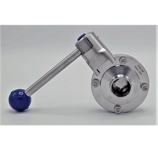 Nerezová klapka přímá, navařovací typ S-S | DN25 (28x1.5 mm)