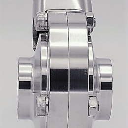 Nerezová klapka přímá, navařovací typ S-S | DN32 (34x1.5mm)