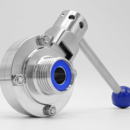 Nerezová klapka přímá, závitová typ G-G  DN15