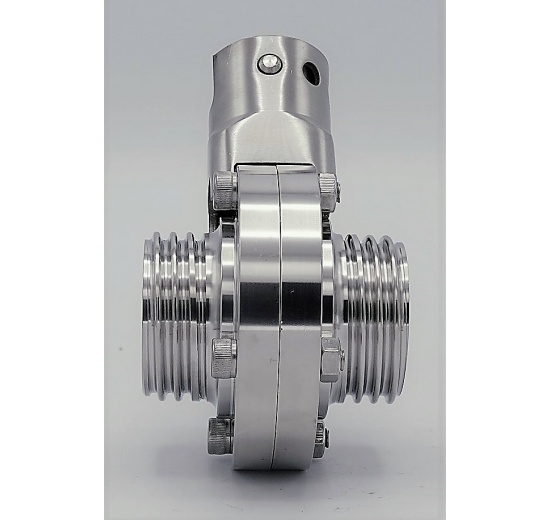 Nerezová klapka přímá, závitová typ G-G  DN20