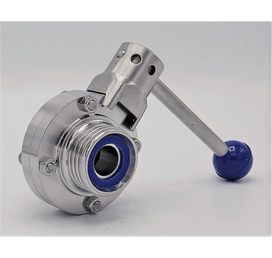 Nerezová klapka přímá, závitová typ G-G  DN20