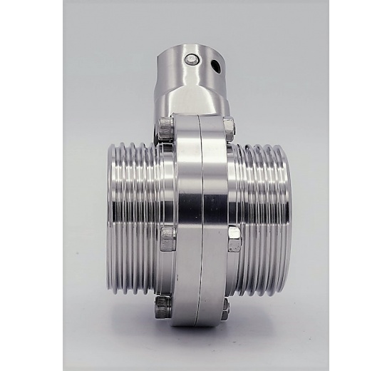 Nerezová klapka přímá, závitová typ G-G | DN40