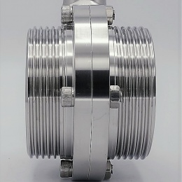 Nerezová klapka přímá, závitová typ G-G  DN65