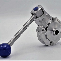 nerezová přímá klapka