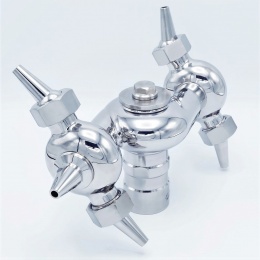 nerezová rotační trysková čistící hlavice, závit 5/4"