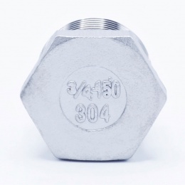 nerezová zátka (záslepka), typ 330, vnější závit 3/4"