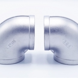 nerezová závitová kolena 2", vhodná pro spoje netěsnící v závitu