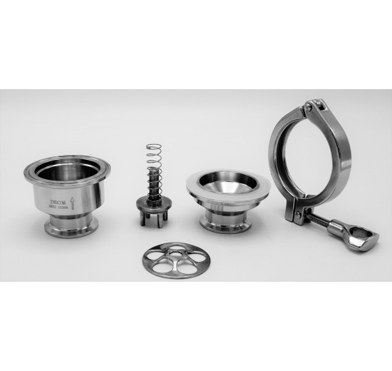 Nerezová zpětná klapka, clamp typ C-C DN32